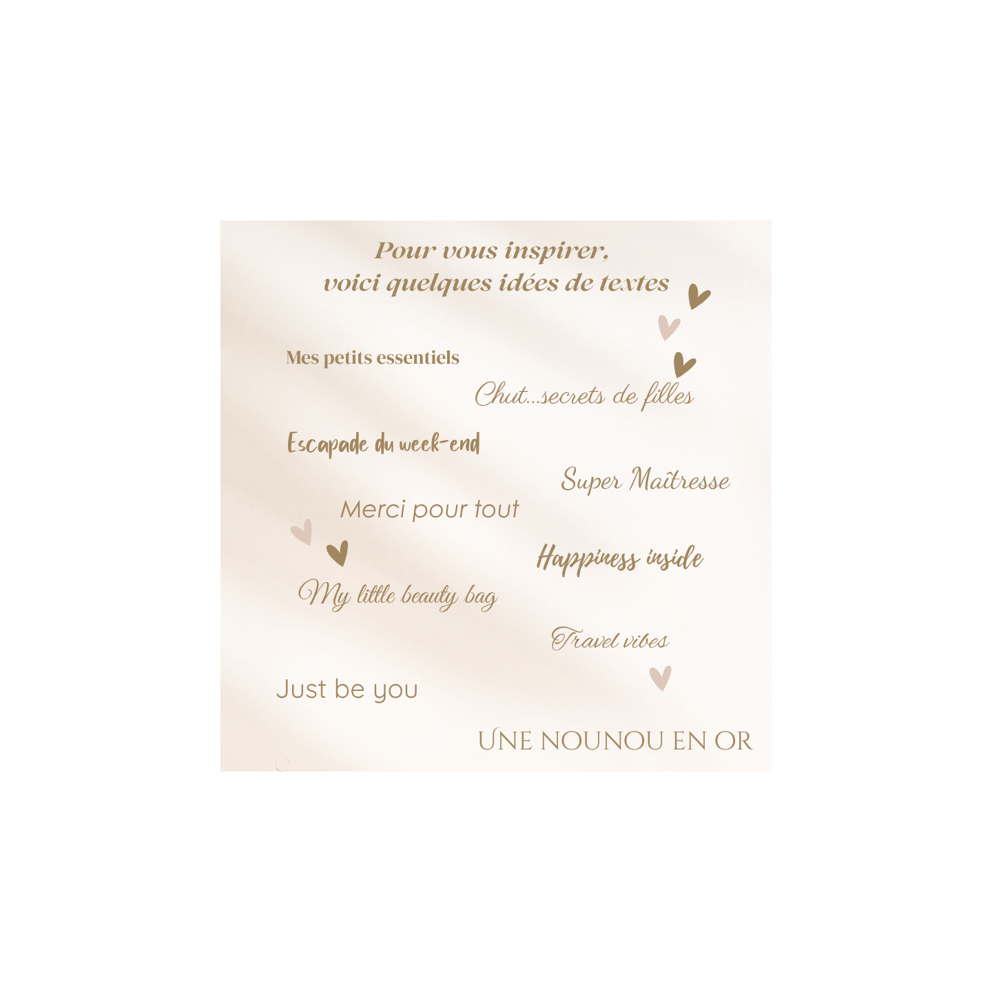 Pochette en coton organique